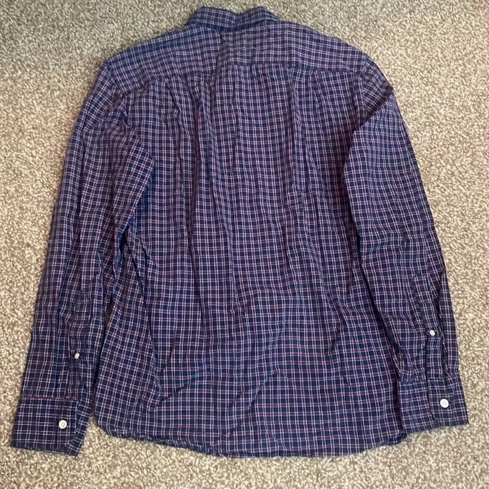 J. Crew Men’s Plaid Long Sleeve Button Down Shirt